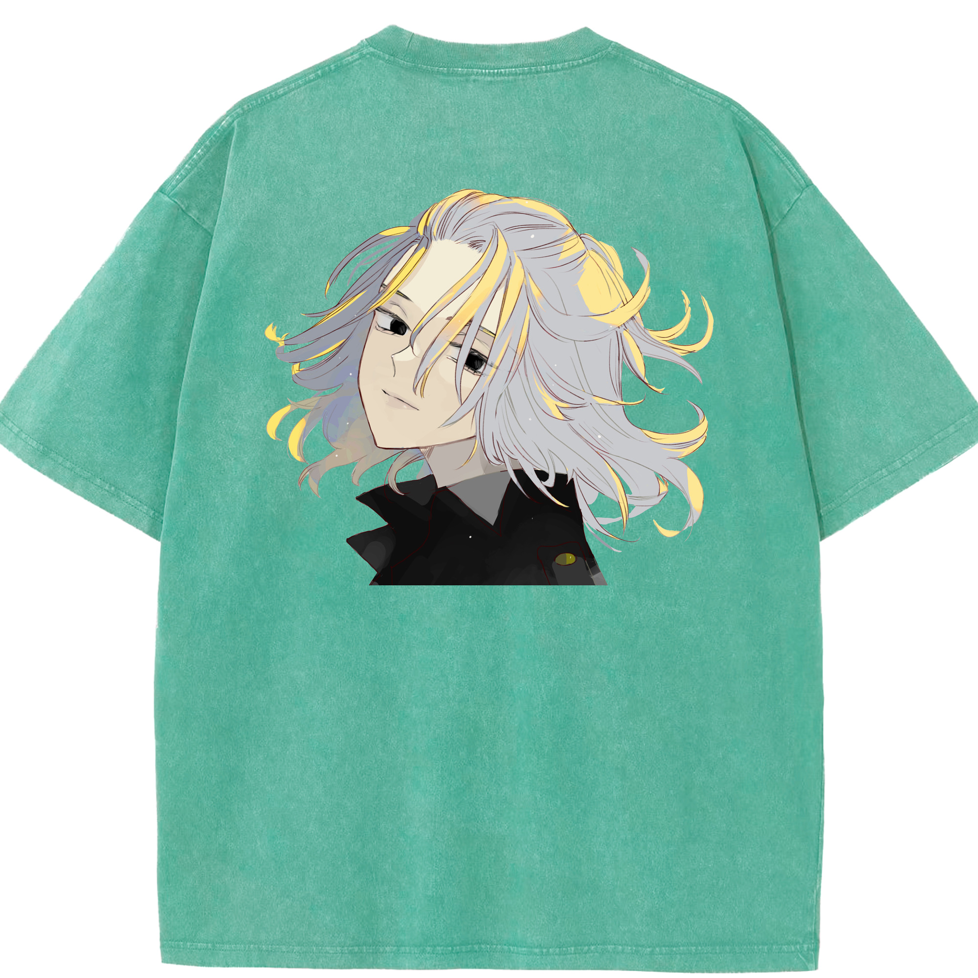 （画像用） 東京リベンジャーズ Tokyo Revengers 綿100% ヴィンテージ風 半袖Tシャツ（背面プリント）